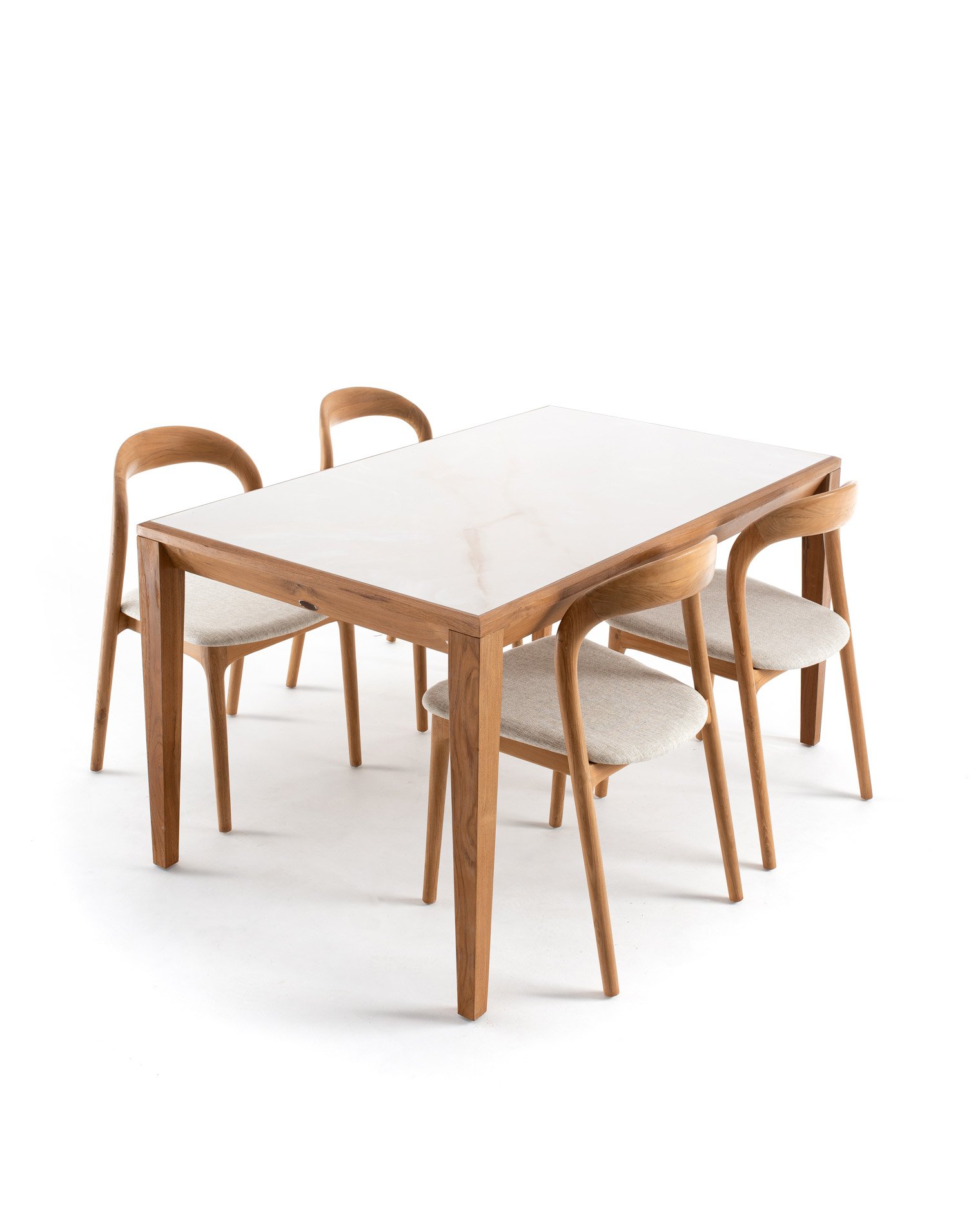 ASTRA DINING TABLE & NEVA DINING CHAIR CUSHION SEAT Thumbnail